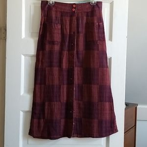 Ace & Jig Bo Skirt in Caberet Sz Medium NWOT